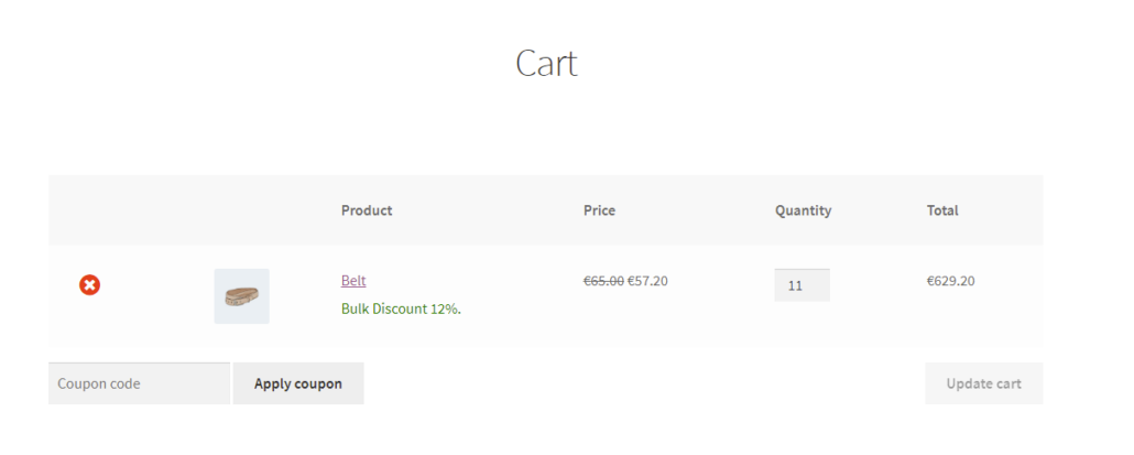 WooCommerce Product Bulk Discount